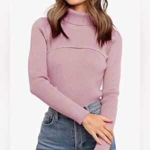NWOT Pink Long Sleeve Sweater
